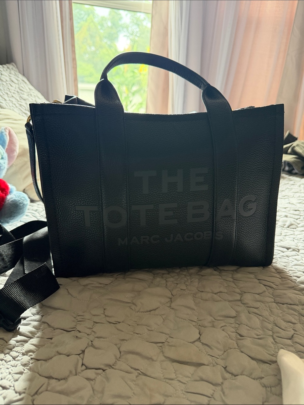 Marc Jacobs The Tote Bag in Black  leather